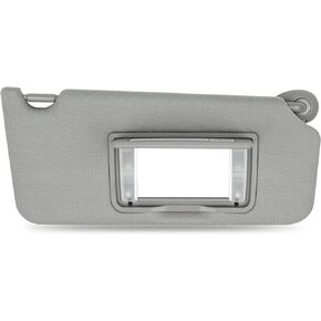 Grey Left Driver Side Sun Visor Compatible with Honda Accord 2008 2009 2010 2011 2012 2013 2014 2015 2016 2017 Replace# 83280TA5A51ZA