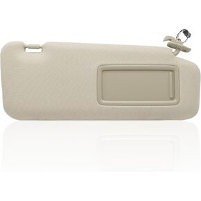 NHILES Left Driver Sun Visor Compatible with Mazda CX-9 2010-2015 Sun Visor Replacement Number TD11-69-320C-75 TD12-69-320C-75 Color:Beige