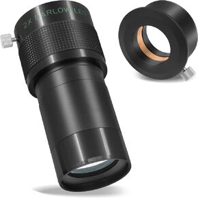 Alstar 2" ED 2X Dual Power Telescope Barlow Lens for Telescopes