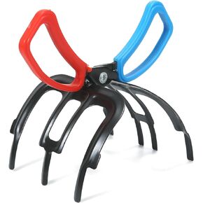 Fish Claw Gripper, Metal Fish Control Clamp 3 Claw Tong Grip Tackle Tool, Metal Fish Claw Catcher, Multifunctional Anti-Slip Fishing Pliers Gripper for Catch Fish Fishing Accessories