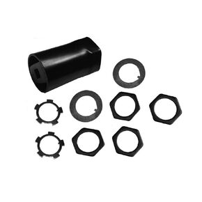Axle Nut Hub Socket Kit 3/8 Drive 54mm and Adjusting Nuts Locating Washer Star Washer fit for Landcruiser Hilux 4x4 Patrol MQ GQ