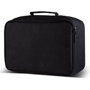 HAPPRUN Projector Case 12.8"x8"x3.6", Projector Carrying Bag Compatible with H1/L2, compatible with Auking/ELEPHAS/TMY/NICPOW/GooDee