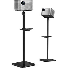 Viozon Projector Stand, Universal Aluminum Projector Mount Height 34.65''/88cm with 360° Rotatable Ball Head for Home, Office, Outdoor, Compatible with EPSON, ,VANKYO, XGIMI,AuKing