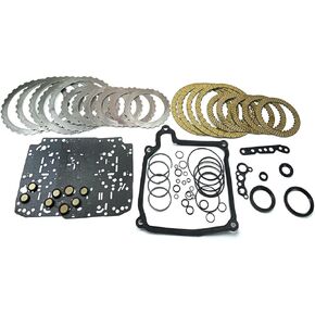 02E DQ250 DSG Transmission Master Rebuild Kit Overhaul Clutch Plates Fits for 2003-2014 Beetle 2.0L, Fits for 2006-2014 Passat 2.0L, Replace OE T19800A 02E DQ250