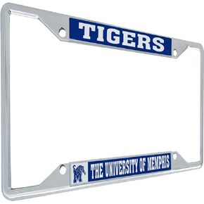 Desert Cactus University of Memphis Tigers UM Metal License Plate Frame for Front or Back of Car Officially Licensed (Mascot)