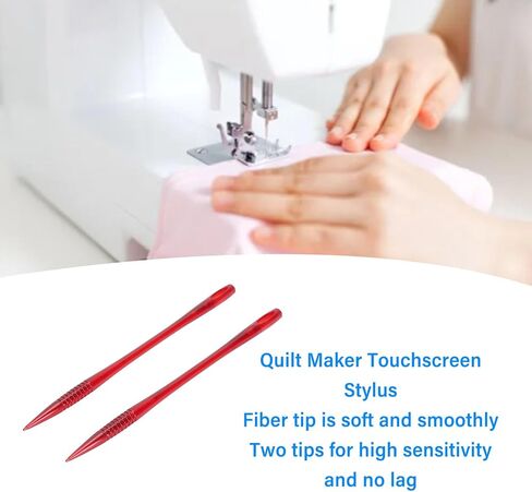 2pcs Quilt Maker Stylus Pens for Viking, SE9180 9185 with High Sensitivity Fiber Tip, Portable Sewing Machine Stylus in Saudi Arabia