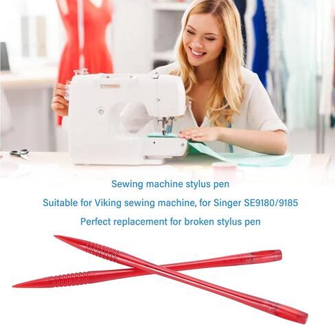 2pcs Quilt Maker Stylus Pens for Viking, SE9180 9185 with High Sensitivity Fiber Tip, Portable Sewing Machine Stylus in Saudi Arabia