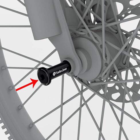 Thread Pitch 1.0mm Bicycle Hub Thru Axle Adapter Boost Forks Quick Release (12mm x 120/124/138/160/168/174/180/185mm) in Saudi Arabia