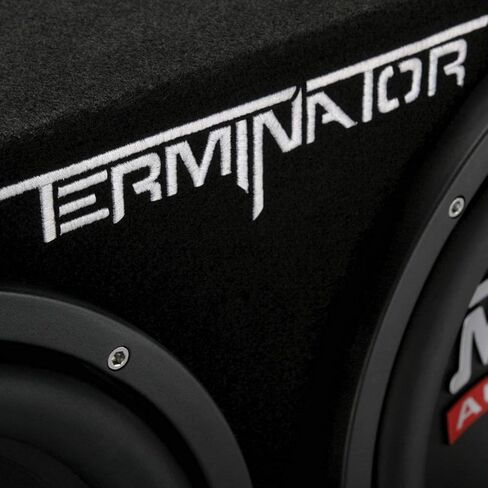 MTX TNP212DV حاوية مضخم صوت مزدوج التحميل 12 بوصة 2000 وات مع مضخم صوت مع QPower Super Flex 4 قياس 3000 وات طقم أسلاك مضخم صوت in Kuwait