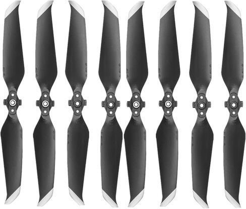 مراوح DJI Mavic Air 2 الأصلية منخفضة الضوضاء، مروحة DJI 7238F ذات طرف فضي (4 أزواج) in Kuwait