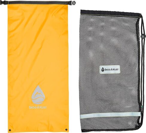 Skog Å Kust SnorkelSak حقيبة غوص شبكية 2 في 1 مع حقيبة جافة مقاومة للماء داخلية قابلة للإزالة in Kuwait