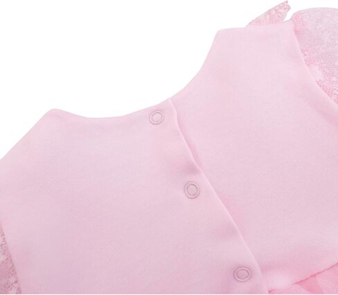 Lilax Baby Girls' Lace Floral Embroidered Dress, Christening Baptism Dress in Saudi Arabia