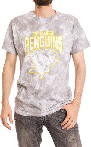 تي شيرت رجالي بأكمام قصيرة يحمل شعار فريق Calhoun NHL Surf & Skate وشعار Cloud Tie Dye in Saudi Arabia