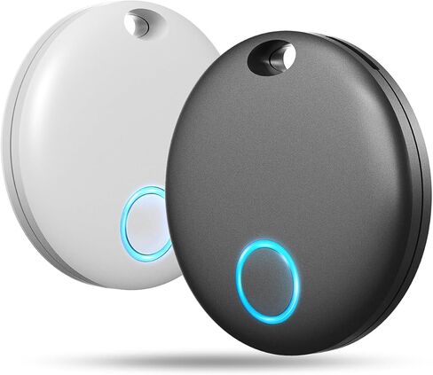 Bluetooth Key Finder Luggage Tracker Anti-Lost Tag Item Locator for Keys, Wallet, Pets and More, Works with Apple Find My (iOS only), Waterproof, Replaceable Battery,Without Monthly fees,1 Pack Black in Kuwait