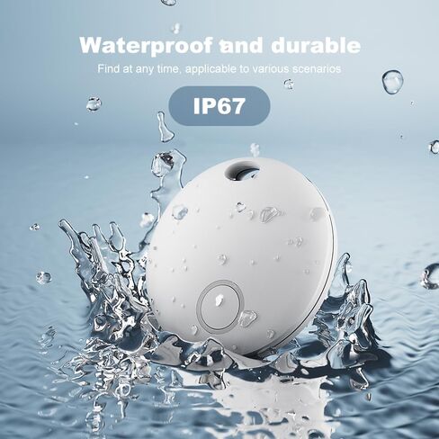 Bluetooth Key Finder Luggage Tracker Anti-Lost Tag Item Locator for Keys, Wallet, Pets and More, Works with Apple Find My (iOS only), Waterproof, Replaceable Battery,Without Monthly fees,1 Pack Black in Kuwait