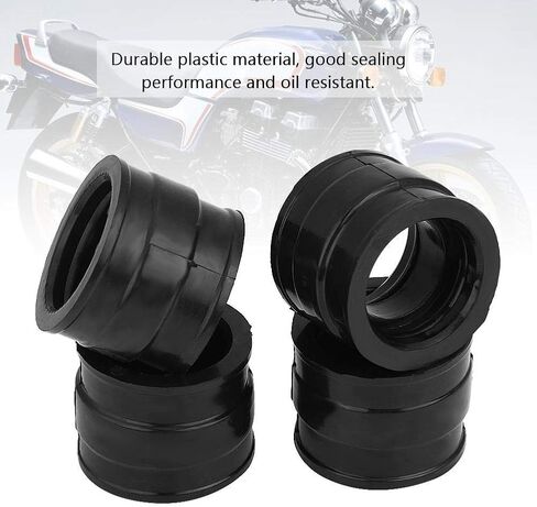 KIMISS 4pcs Motorcycle Carburetor Interface Adapter Intake Manifold Boot Joint for Honda CB650 RC03/05 79-82 in Saudi Arabia