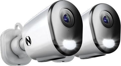 Night Owl Plug-in Wireless 4K HD Indoor/Outdoor Deterrence Camera with 2-Way Audio (2 Camera) in Saudi Arabia