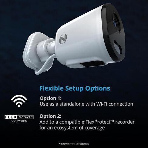 Night Owl Plug-in Wireless 4K HD Indoor/Outdoor Deterrence Camera with 2-Way Audio (2 Camera) in Saudi Arabia