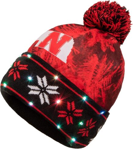 FOCO Big Logo Light Up Printed Beanie in Saudi Arabia