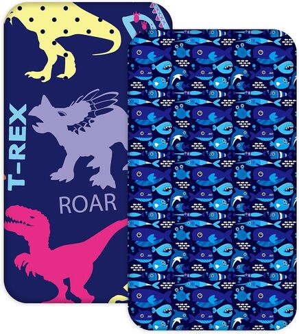Changing Pad Cover for Boys Girls 2 Pack, Ultra Soft Premium Diaper Change Table Sheets - 28" x 32" Standard Size Sheets Soft Cotton Blend Waterproof Style C in Saudi Arabia