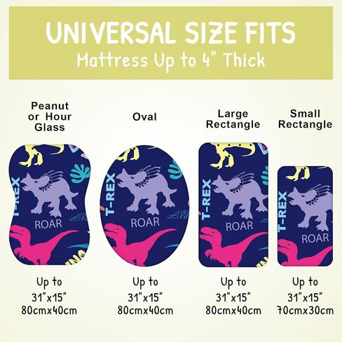 Changing Pad Cover for Boys Girls 2 Pack, Ultra Soft Premium Diaper Change Table Sheets - 28" x 32" Standard Size Sheets Soft Cotton Blend Waterproof Style C in Saudi Arabia