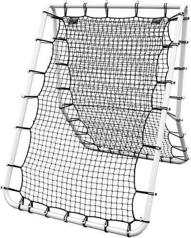 Kwik Goal Kwik Back Rebounder، 5'4 بوصة ارتفاع × 4 بوصة عرض، أبيض in Kuwait