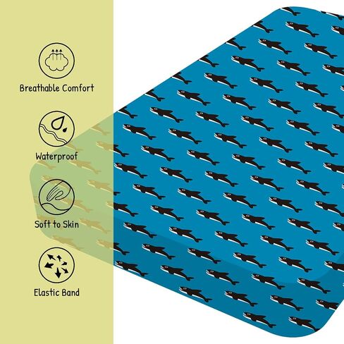 Changing Pad Cover for Boys Girls 2 Pack, Ultra Soft Premium Diaper Change Table Sheets - 28" x 32" Standard Size Sheets Soft Cotton Blend Waterproof Style C in Saudi Arabia