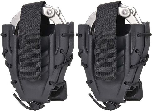Handcuff Holster, Open Top Handcuff Case, Cuff Pouch, Cuff Holder. Fit S&W Handcuff/Hinged Handcuff/Other Handcuff (1 Pcs) in Saudi Arabia