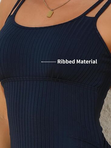 Charmo Ribbed One Piece Swimsuit Women Tie Side 1 Piece Bathing Suit High Cut Monokini Sexy Swimwear in Kuwait