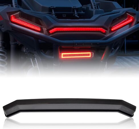 SAUTVS UTV ضوء خلفي مركزي، مصباح خلفي مركزي خلفي OEM بديل لـ Polaris RZR XP 1000 Turbo Sportsman 1000 XP 2019 2020 2021 2022 (أسود مدخن) in Saudi Arabia