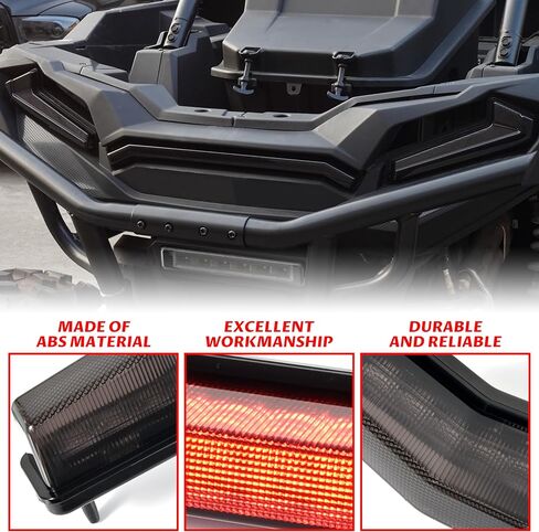 SAUTVS UTV ضوء خلفي مركزي، مصباح خلفي مركزي خلفي OEM بديل لـ Polaris RZR XP 1000 Turbo Sportsman 1000 XP 2019 2020 2021 2022 (أسود مدخن) in Saudi Arabia