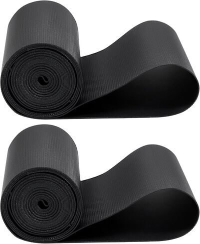 2Pcs 26" Bike Rim Strips Tire Liners Compatible with 26x4.0 Bicycle Bike Fat Tires（Black） in Saudi Arabia