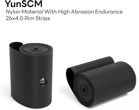 2Pcs 26" Bike Rim Strips Tire Liners Compatible with 26x4.0 Bicycle Bike Fat Tires（Black） in Saudi Arabia