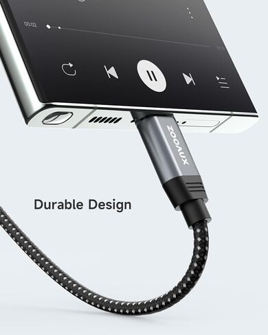 ZOOAUX USB نوع C إلى 1/4 محول سماعة رأس USB C إلى 6.35 ملم أنثى Aux محول صوت ستيريو جاك محول لمكبرات الصوت، الخلاط، المسرح المنزلي، الهواتف الذكية، الكمبيوتر المحمول، سماعات 6.35 ملم - 1 قدم in Kuwait