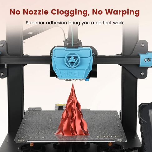 Sovol Silk PLA Filament 1.75mm for 3D Printer, Shiny 3D Printing Material, Wiring Tightness, Dimensional Accuracy +/- 0.03 mm, 1KG (2.2 lbs), Bronze in Saudi Arabia