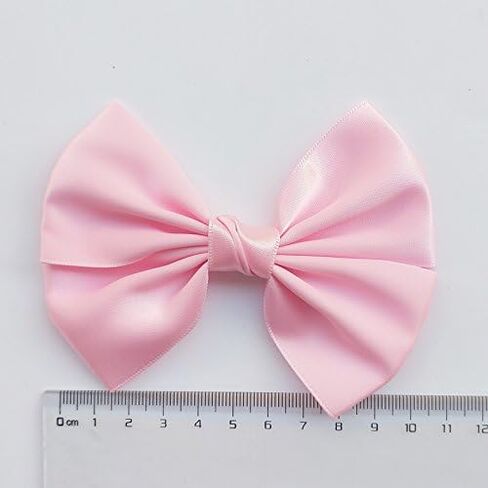 Chenkou Craft Mix Bulk 50pcs Ribbon Flowers Bows Craft Wedding Ornament Appliques A0241 in Saudi Arabia
