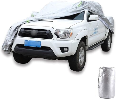 Double Cab 5-ft. Short Bed Truck Car Cover Heavy Duty All Weatherproof Ultrashield Compatible with 2014-2020 2021 2022 2023 Toyota Tacoma Car Cover All Weather Snowproof UV Protect Windproof Outdoor in Saudi Arabia