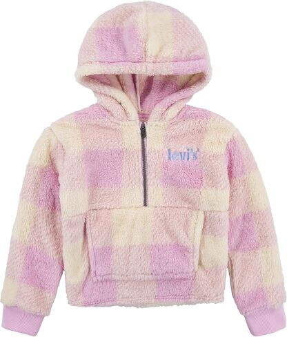 Levi's® Girl's Sherpa Pullover Hoodie (Little Kids) in Saudi Arabia