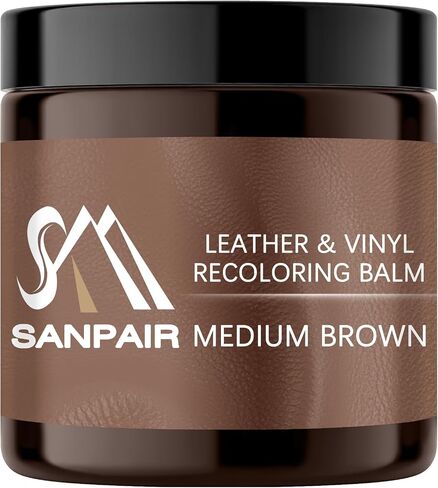 Black Leather Recoloring Balm, Leather Color Restorer, Leather Scratch Repair, Leather Balm, Black Leather Paint, Leather Sofa Stain Remover for Couch, Furniture and Car Seat in Saudi Arabia