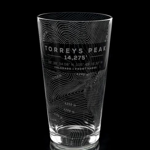 LONGS | COLORADO 14er COLLECTION | 16oz Engraved Beer Pint Glass | Created For Outdoor Adventurers and Nature Enthusiasts | Great Collectible Gift Idea & Unique Decor! in Saudi Arabia