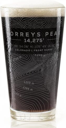LONGS | COLORADO 14er COLLECTION | 16oz Engraved Beer Pint Glass | Created For Outdoor Adventurers and Nature Enthusiasts | Great Collectible Gift Idea & Unique Decor! in Saudi Arabia