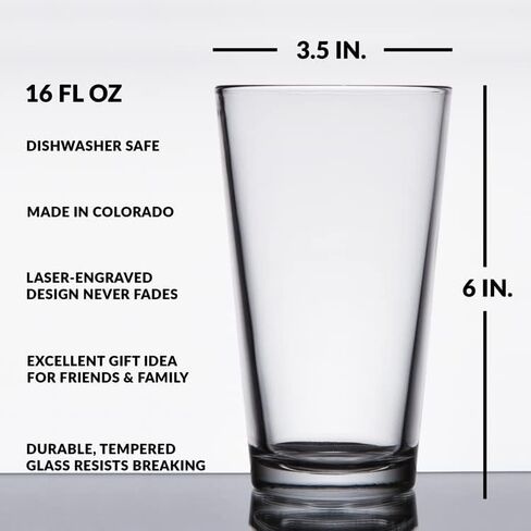 LONGS | COLORADO 14er COLLECTION | 16oz Engraved Beer Pint Glass | Created For Outdoor Adventurers and Nature Enthusiasts | Great Collectible Gift Idea & Unique Decor! in Saudi Arabia