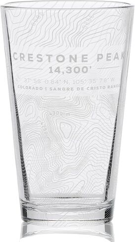 LONGS | COLORADO 14er COLLECTION | 16oz Engraved Beer Pint Glass | Created For Outdoor Adventurers and Nature Enthusiasts | Great Collectible Gift Idea & Unique Decor! in Saudi Arabia