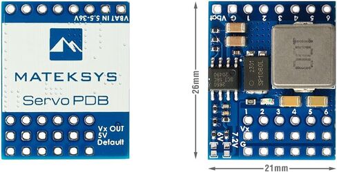 Matek SERVO PDB مع BEC 5.5-36V إلى 5-8.2V لطائرة RC ذات الجناح الثابت FPV in Kuwait