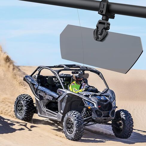UTV Sun Visor، 1.25 "-2" شريط لفة يعمل مع الزجاج الأمامي مناسب لـ Polaris Ranger RZR 1000 XP Turbo Can am Defender Maverick X3 Kawasaki Mule Pioneer 1000 YXZ Teryx، ملحقات UTV in Kuwait