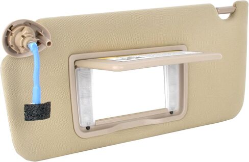 Car Beige Passenger Right Sun Visor for Honda Accord 2008 2009 2010 2011 2012 2013 2014 2015 2016 2017 Sun Protection Visors Replaces# 83230TA0A91ZA，83230TA0A91ZB in Saudi Arabia