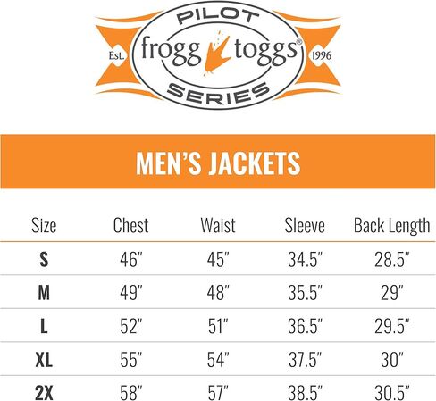 FROGG TOGGS Men's Pilot Pro Waterpoof Rain Jacket in Saudi Arabia