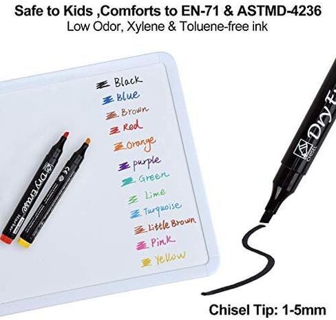 [12 حزمة] ترقية علامات المسح الجاف، مجموعة أدوات التعامل ذات الألوان المتنوعة ذات الرائحة المنخفضة، مجموعة أقلام تحديد السبورة البيضاء للأطفال، والفصول الدراسية، والمكتب، والمنزل، والسبورة الزجاجية للمسح الجاف، والسبورة البيضاء، ومرآة الأنشطة، ورأس إزميل in Kuwait