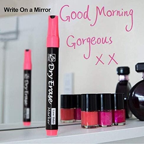 [12 حزمة] ترقية علامات المسح الجاف، مجموعة أدوات التعامل ذات الألوان المتنوعة ذات الرائحة المنخفضة، مجموعة أقلام تحديد السبورة البيضاء للأطفال، والفصول الدراسية، والمكتب، والمنزل، والسبورة الزجاجية للمسح الجاف، والسبورة البيضاء، ومرآة الأنشطة، ورأس إزميل in Kuwait