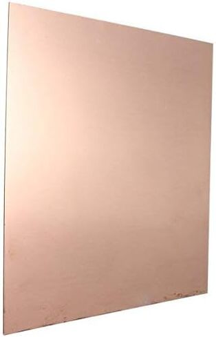 1 قطعة 3 مللي متر × 100 مللي متر × 200 مللي متر 99.9% لوح معدني من النحاس النقي in Kuwait